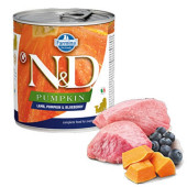Консерва за кучета N&D DOG LAMB PUMPKIN&BLUEBERRY - с агне,тиква и боровинки 